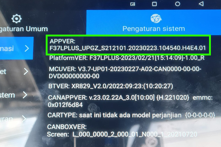System Info: F37LPLUS