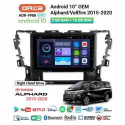 10" ANDROID OEM ALPHARD/VELLFIRE 2015-2021