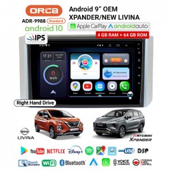 9" ANDROID OEM MITSUBISHI XPANDER/LIVINA