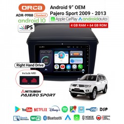 9" ANDROID OEM MITSUBISHI PAJERO SPORT (2009-2013)