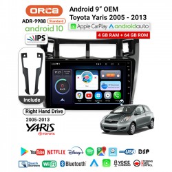 9" ANDROID OEM YARIS (2005-2013)