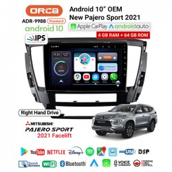 10" ANDROID OEM MITSUBISHI PAJERO SPORT (2021-2022)