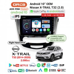 10" ANDROID OEM NISSAN X-TRAIL T32 (2.0L)