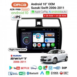 10" ANDROID OEM SUZUKI SWIFT 2006-2011