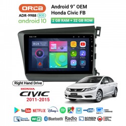 9" ANDROID OEM CIVIC FB (2011-2015)