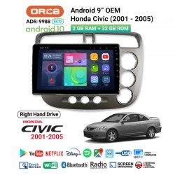 9" ANDROID OEM CIVIC VTI (2001-2005)