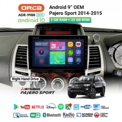 9" ANDROID OEM MITSUBISHI PAJERO SPORT (2014-2015) (FLOATING)