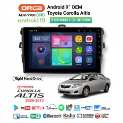 9" ANDROID OEM COROLLA ALTIS (2008-2013)