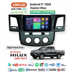 9" ANDROID OEM HILUX (2005-2015)