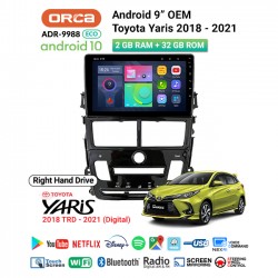 9" ANDROID OEM YARIS/VIOS (2018-2021)