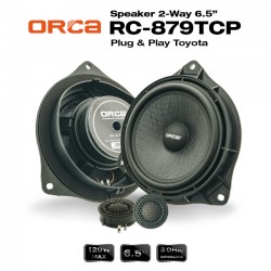 Speaker 2 Way ORCA RC-879TCP 6.5" inch Plug and Play Toyota
